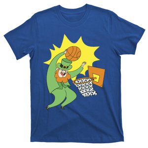 St Patricks Day Basketball Dunk Leprechaun Sports Great Gift T-Shirt