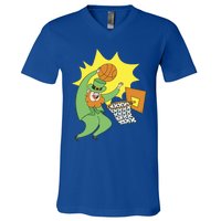 St Patricks Day Basketball Dunk Leprechaun Sports Great Gift V-Neck T-Shirt