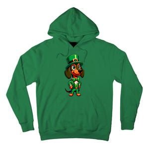 St. Patricks Day Cute Dachshund Dog Leprechaun Weiner Dog Lover Gift Tall Hoodie