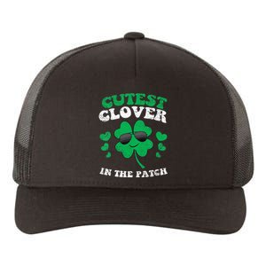 St Patricks Day Cutest Clover In The Patch Yupoong Adult 5-Panel Trucker Hat