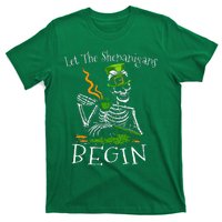 St Patricks Day Skeleton Let Shenanigans Begin T-Shirt