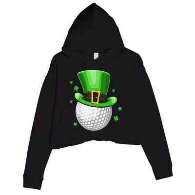 St Patricks Day Leprechaun Hat Shamrock Irish Golf Crop Fleece Hoodie