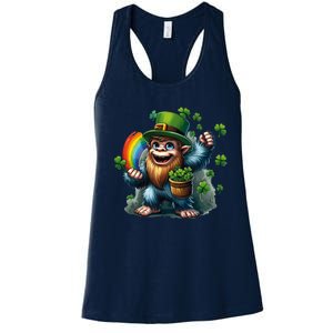 St. Patrick’S Day Yetichaun Lore: Unraveling The Mysteries Of St. PaddyS Day Women's Racerback Tank