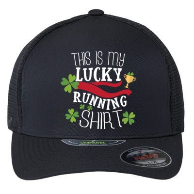 St Patricks Day Running Runner 5k Half Marathon Rce Gift Flexfit Unipanel Trucker Cap