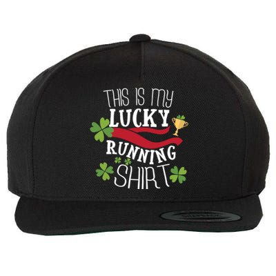 St Patricks Day Running Runner 5k Half Marathon Rce Gift Wool Snapback Cap