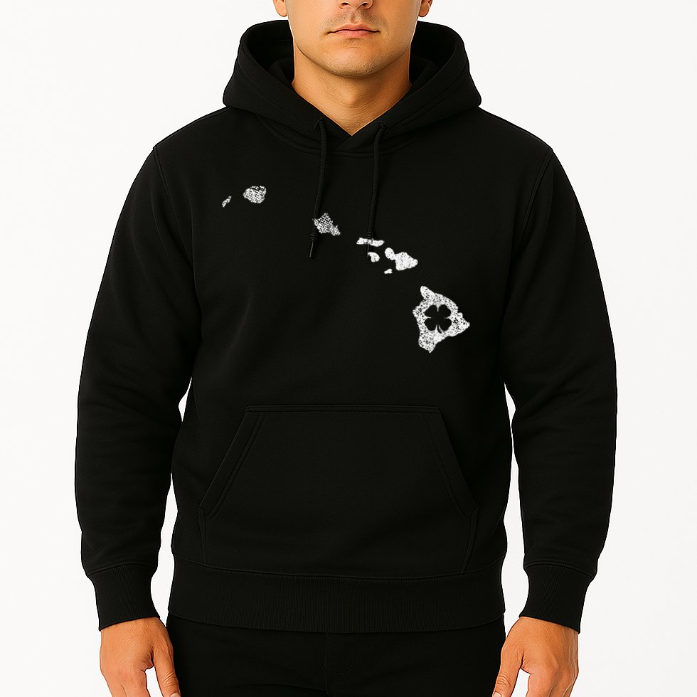 St Patricks Day Shamrock Hawaii Irish Green Saint Paddy's Hoodie
