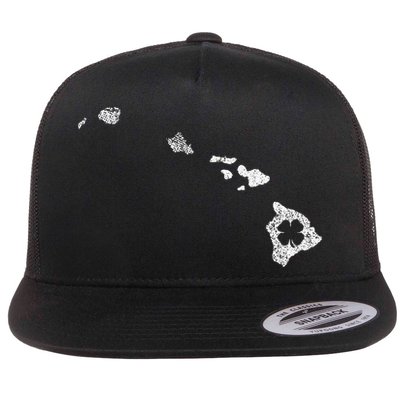 St Patricks Day Shamrock Hawaii Irish Green Saint Paddy's Flat Bill Trucker Hat