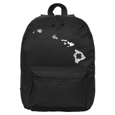 St Patricks Day Shamrock Hawaii Irish Green Saint Paddy's 16 in Basic Backpack
