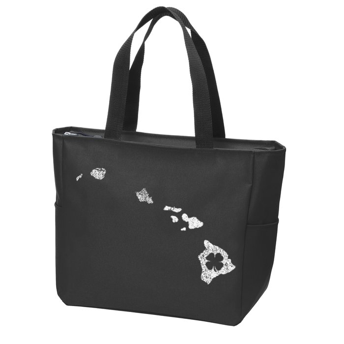 St Patricks Day Shamrock Hawaii Irish Green Saint Paddy's Zip Tote Bag