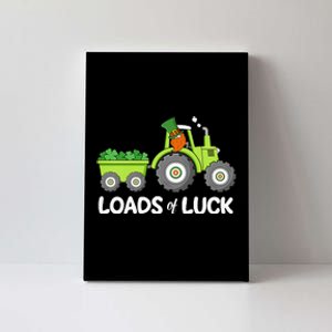 St Patricks Day funy Irish Lucky Charm Clover Canvas