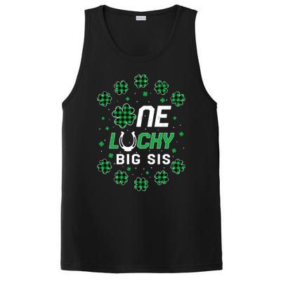 St Patricks Day Prek Kinder One Lucky Big Sis Great Gift PosiCharge Competitor Tank