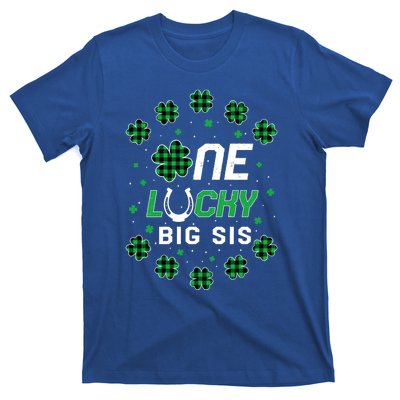 St Patricks Day Prek Kinder One Lucky Big Sis Great Gift T-Shirt