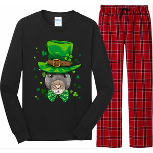 St Patrick's Day Leprechaun Rat Mouse Shamrock Rat Lover Gift Long Sleeve Pajama Set