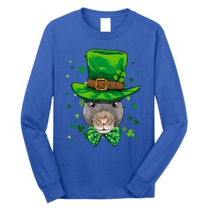 St Patrick's Day Leprechaun Rat Mouse Shamrock Rat Lover Gift Long Sleeve Shirt