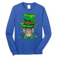 St Patrick's Day Leprechaun Rat Mouse Shamrock Rat Lover Gift Long Sleeve Shirt