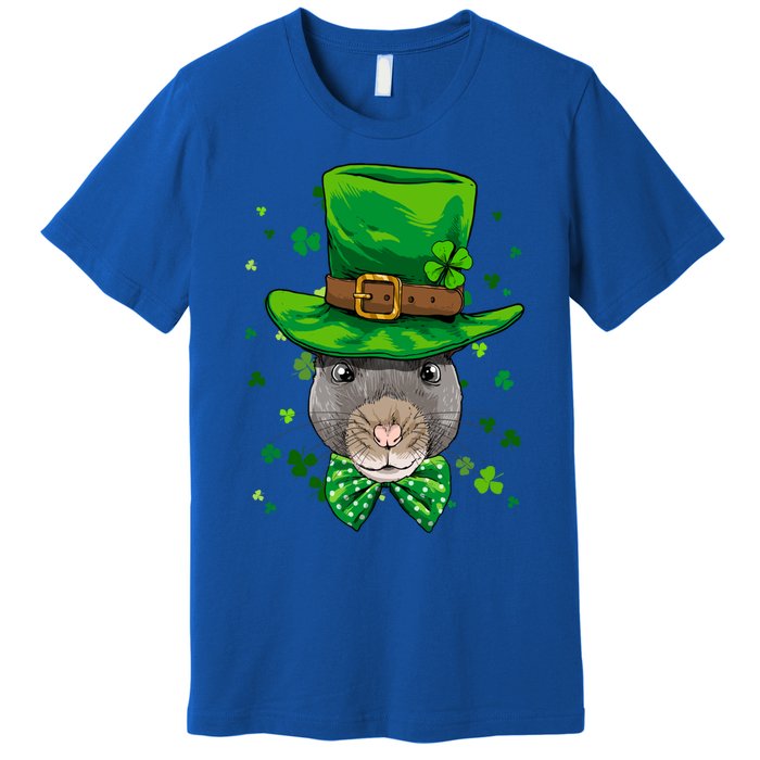 St Patrick's Day Leprechaun Rat Mouse Shamrock Rat Lover Gift Premium T-Shirt