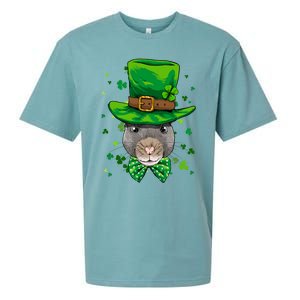 St Patrick's Day Leprechaun Rat Mouse Shamrock Rat Lover Gift Sueded Cloud Jersey T-Shirt