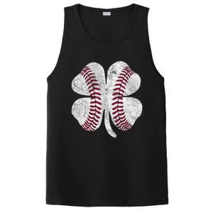 St Patrick's Day Shamrock Baseball Saint Paddy's Meaningful Gift PosiCharge Competitor Tank