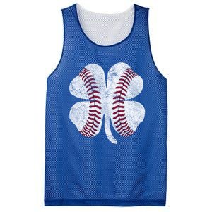 St Patrick's Day Shamrock Baseball Saint Paddy's Meaningful Gift Mesh Reversible Basketball Jersey Tank