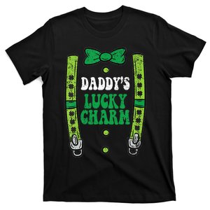 St Patricks Day Daddys Lucky Charm Suspender T-Shirt