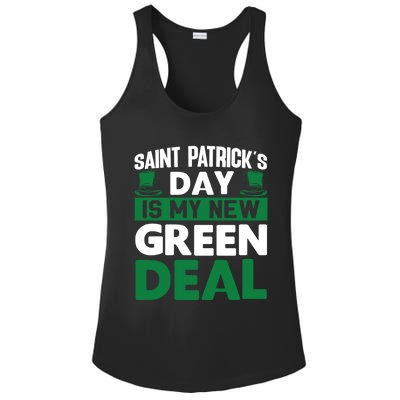 St Patricks Day Gift Ladies PosiCharge Competitor Racerback Tank