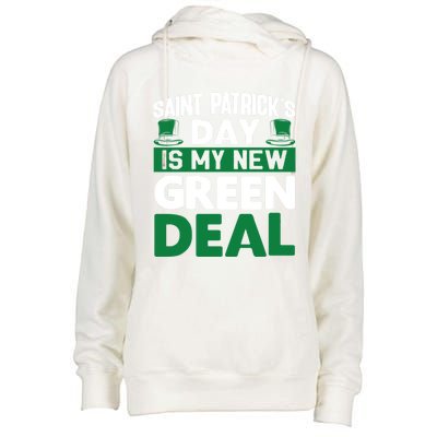 St Patricks Day Gift Womens Funnel Neck Pullover Hood