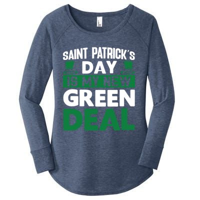 St Patricks Day Gift Women's Perfect Tri Tunic Long Sleeve Shirt