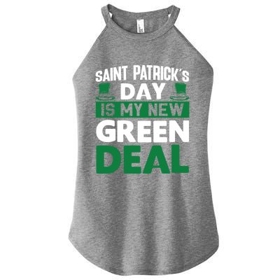 St Patricks Day Gift Women’s Perfect Tri Rocker Tank