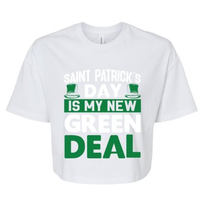 St Patricks Day Gift Bella+Canvas Jersey Crop Tee