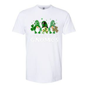 St Patricks Day Shenanigans With My Gnomies Gnomes Shamrock Softstyle CVC T-Shirt