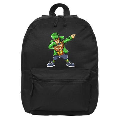 St Patricks Day Dabbing Leprechaun Dab 16 in Basic Backpack