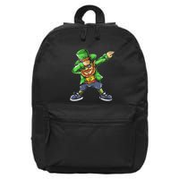 St Patricks Day Dabbing Leprechaun Dab 16 in Basic Backpack