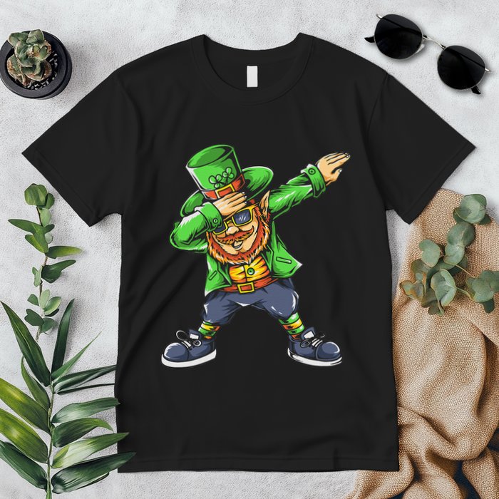 St Patricks Day Dabbing Leprechaun Dab Premium T-Shirt