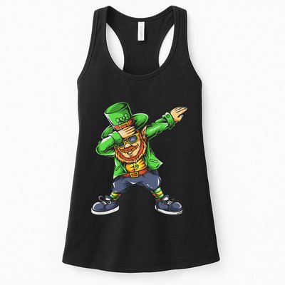 St Patricks Day Dabbing Leprechaun Dab Womens Tank Top