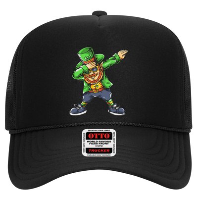 St Patricks Day Dabbing Leprechaun Dab Trucker Hat