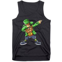 St Patricks Day Dabbing Leprechaun Dab Tank Top