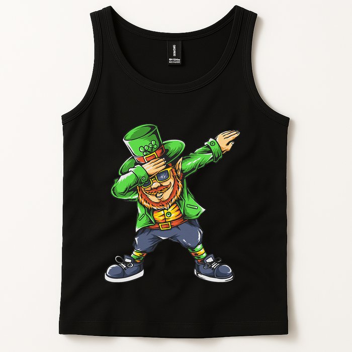 St Patricks Day Dabbing Leprechaun Dab Tank Top