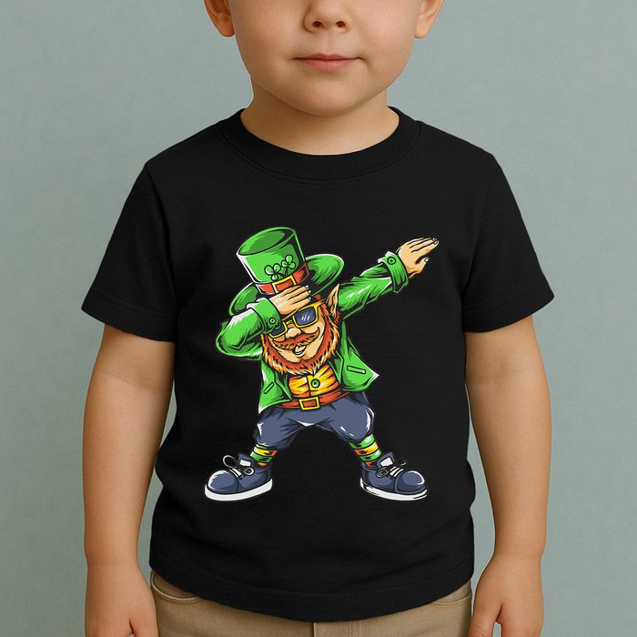St Patricks Day Dabbing Leprechaun Dab Toddler T-Shirt
