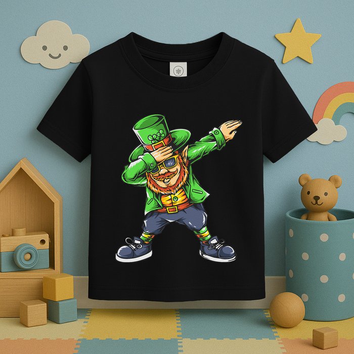 St Patricks Day Dabbing Leprechaun Dab Toddler T-Shirt