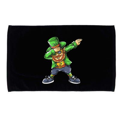 St Patricks Day Dabbing Leprechaun Dab Microfiber Hand Towel