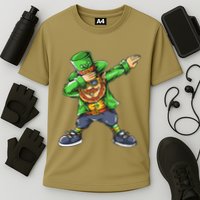 St Patricks Day Dabbing Leprechaun Dab Performance Shirt