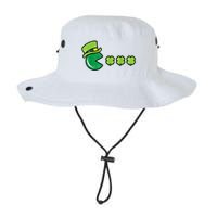 St Patricks Day Eating Shamrock Retro Gamer Bucket Hat