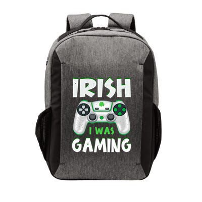 St Patricks Day Gamer Shamrock Irish I Was Gaming Cool Gift Vector Backpack