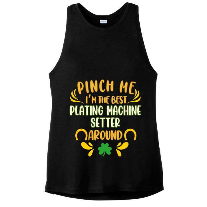 St Patricks Day Shamrock St Paddys Day Ireland Irish Ladies PosiCharge Tri-Blend Wicking Tank