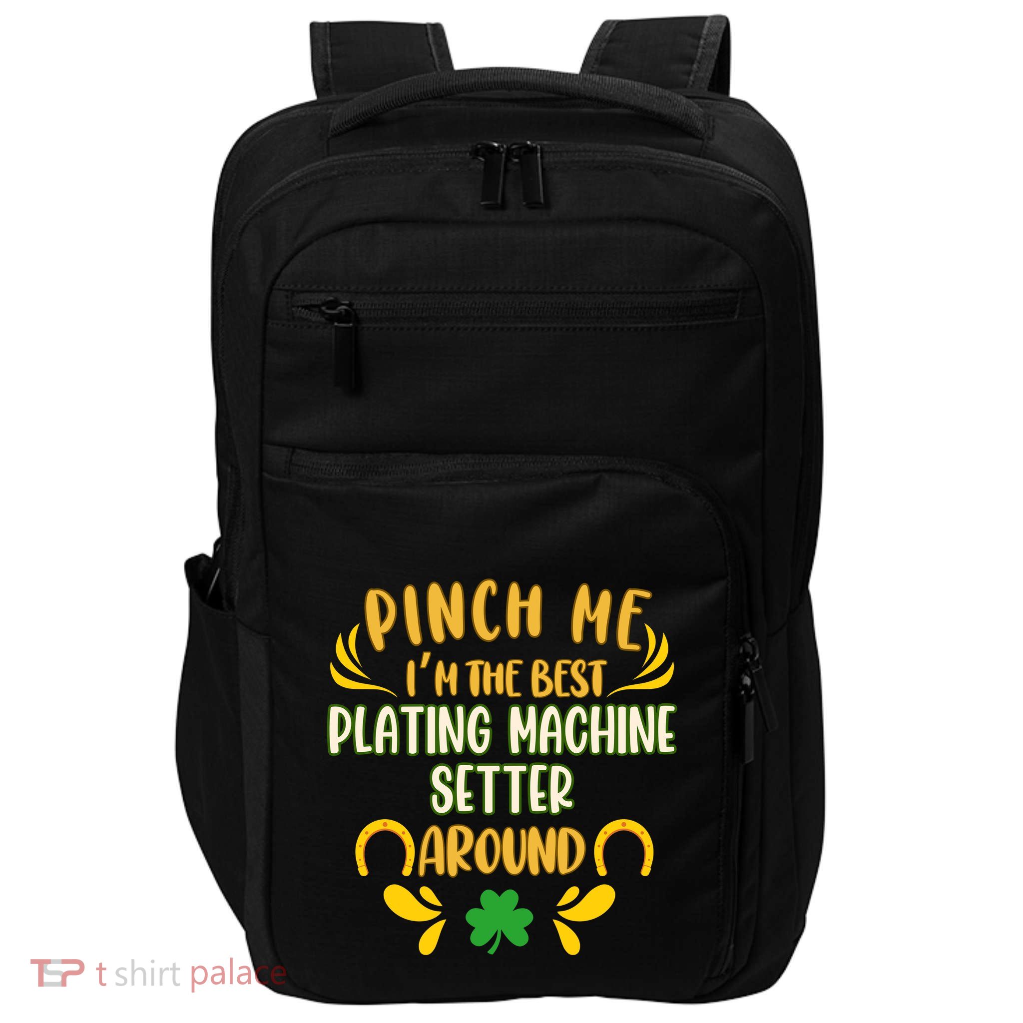 St Patricks Day Shamrock St Paddys Day Ireland Irish Impact Tech Backpack