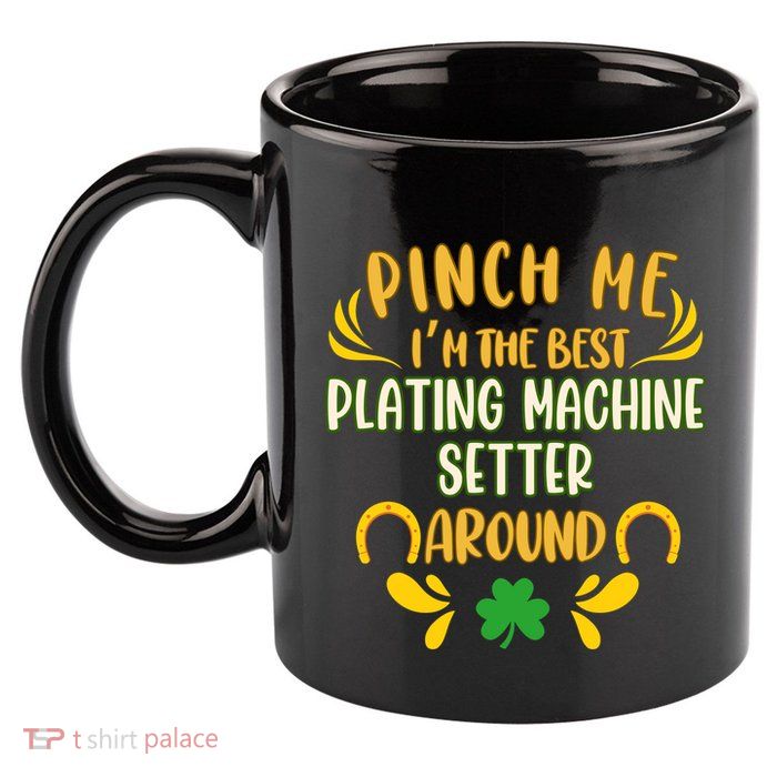 St Patricks Day Shamrock St Paddys Day Ireland Irish 11oz C Handle Ceramic Mug