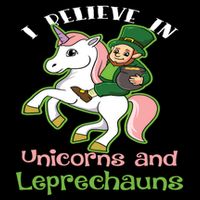 St PatrickS Day I Believe In Unicorns And Leprechauns Cool Gift Bucket Hat