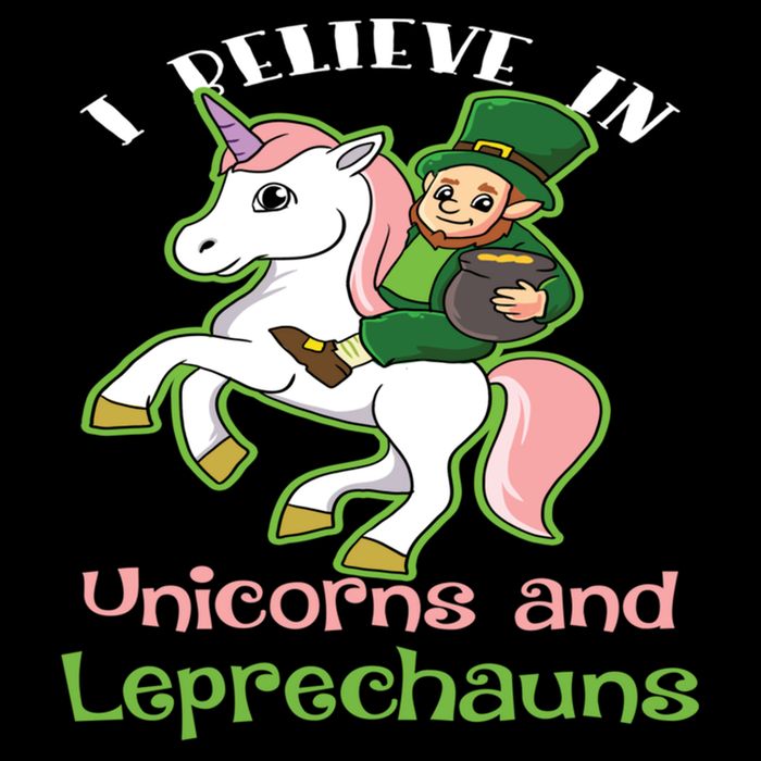 St PatrickS Day I Believe In Unicorns And Leprechauns Cool Gift Bucket Hat