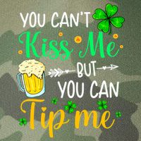 St Patrick's Day Lucky Shamrock Waitress Bartender Waiter Legacy Tie Dye Trucker Hat
