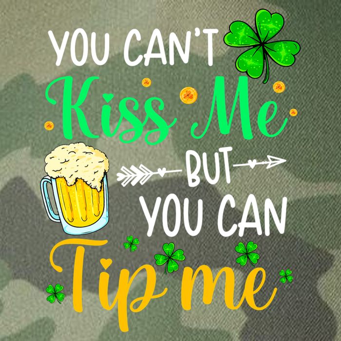St Patrick's Day Lucky Shamrock Waitress Bartender Waiter Legacy Tie Dye Trucker Hat